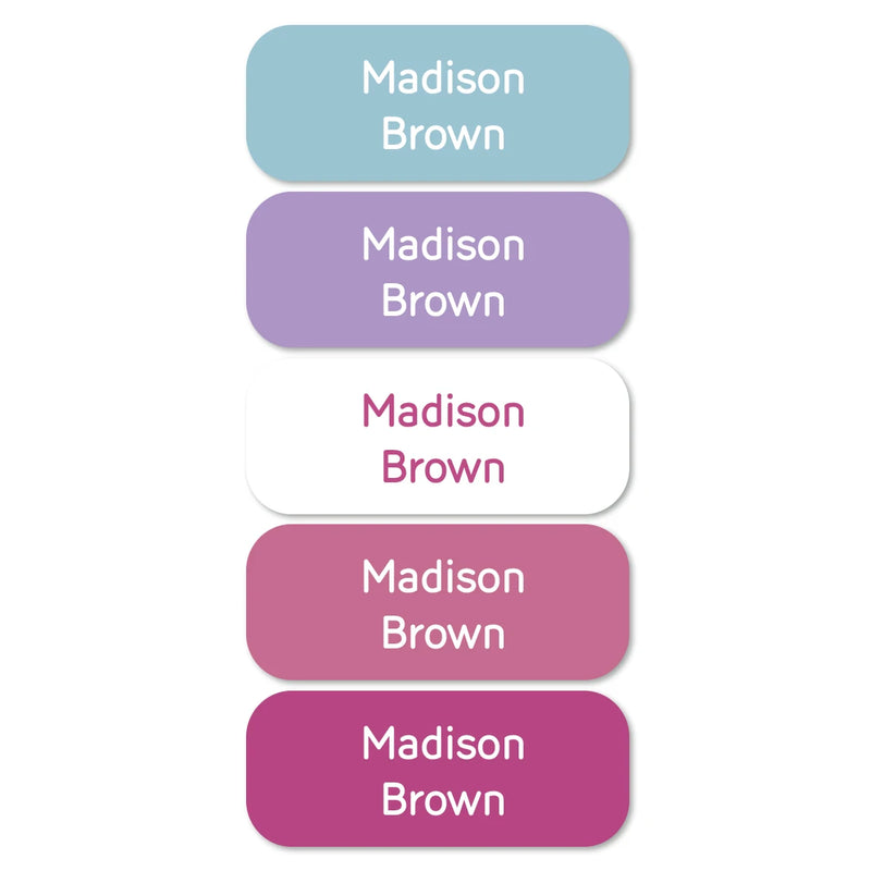 120pcs Custom Name Stickers 2 Sheets Waterproof Labels for School Supplies, Clothing, Lunch Boxes, Water Bottles, Daycare