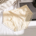 Charming lightweight lace underwear featuring a bowknot for women ideal for home relaxation and casual outings