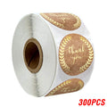 50-500pcs Kraft Paper Homemade With Love Stickers Scrapbooking For Envelope And Package Seal Labels Sticker Stationery Handmade