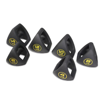 3 - in - 1 Triangle Cast Iron Dumbbells Kettlebell Combo | SAMAG