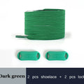 1 Pair No Tie Shoe Laces Elastic Laces for Sneakers Flat Shoelaces Without Ties Shoelace with Lock for Kids Adult Shoestrings