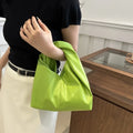 New PU Leather Tote Bags for Women Luxury Niche Design Hobo Bag Women Handbag Simple Pleated Stylish Clutch Bag