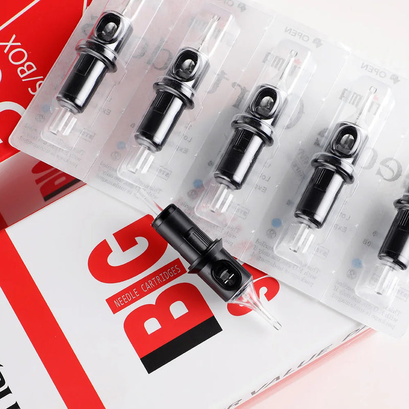 STIGMA 50PCS Mixed Professional Tattoo Cartridge Needles with Membrane Safety Cartridges Disposable Tattoo Needle