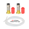 3D printer parts PC4-M6 Pneumatic Straight Connector Part Bore 4mm PTFE Tube Filament M6 Feed Fitting Coupler Filament Dryer Box