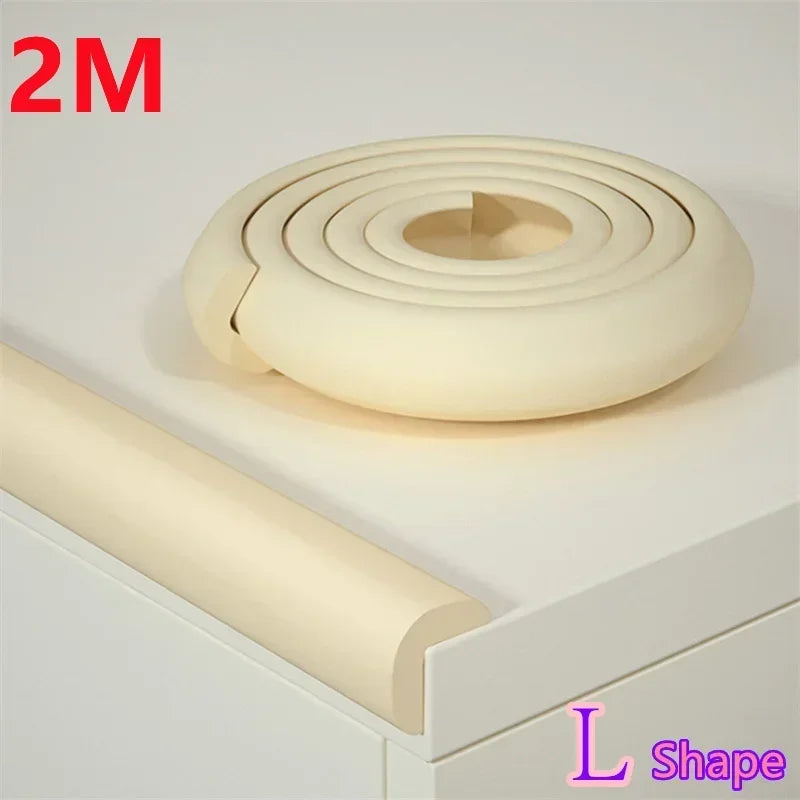 2M Baby Safety Soft Anti-Collision Foam Strip Home Table Corner Protector Tape Table Edge Protector for Baby Protection Products