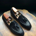 Cie ML26 Tassel Weave Loafer Men Classic Leather Outsole Breathable Shoe Black Custom Color &Size