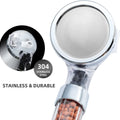 Bathroom Shower Head 3 Modes Adjustable Handheld High Pressure Showerhead Anion Stones Filter SPA Shower Bathroom Accessories