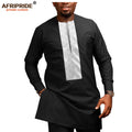 African Men Clothing Casual Tracksuit Dashiki Shirt | SAMAG