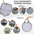 Portable Breathable Pet Pen with Surrounding Tunnel Indoor Outdoor Cat Enclosure Suitable for Small Animals and Cats