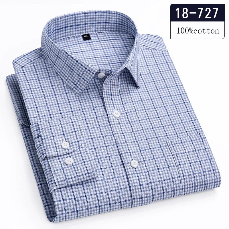 New in Shirt High-Quality 100% Cotton Long-Sleeve for Men | SAMAG