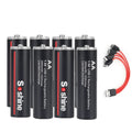 Soshine Original 2600mWh AA Rechargeable Batteries 2A 1.5V USB Lithium Battery Low Self-discharge1200 Times Cycle Li-ion Battery