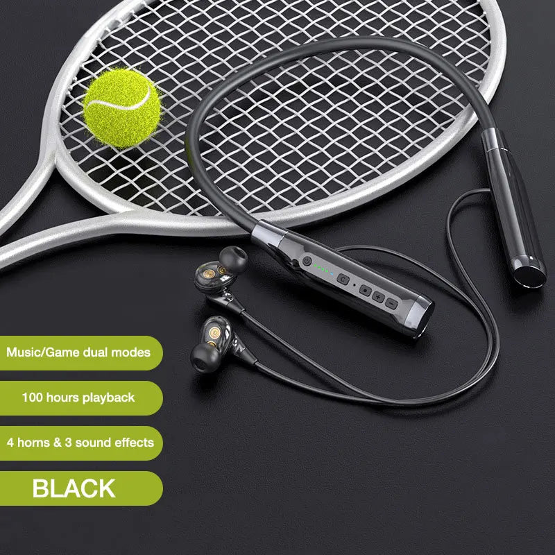 EARDECO 4 Speakers Wireless Bluetooth Headphones 5.0 Bass Earphone Headphone Stereo Phone Game Headset 100 Hours Playback IPX5