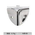 12pcs Round corner triple cornered metal corner protection edge hardware wooden box right-angle corner protection edge