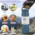Travel Tumbler Thermos Mug 500ML Stainless Steel Double Wall Tea Coffee Vacuum Flask