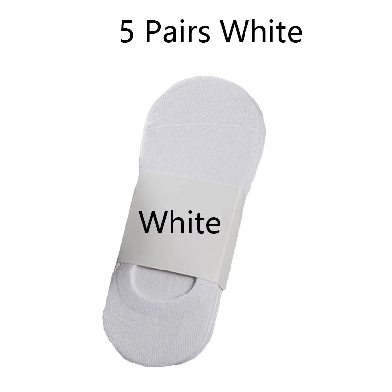 5/10/20 Pairs Summer Boat Socks For Men Non-slip Silicone | SAMAG