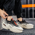 2026 New Model Large Size 39-45 Slip-On Stylish Men's Shoes, Comfortable Color-Blocking Thick-Soled Street Fashion Casual Sneakers