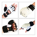 Half Finger Boxing Gloves Foot Protector PU Leather | SAMAG