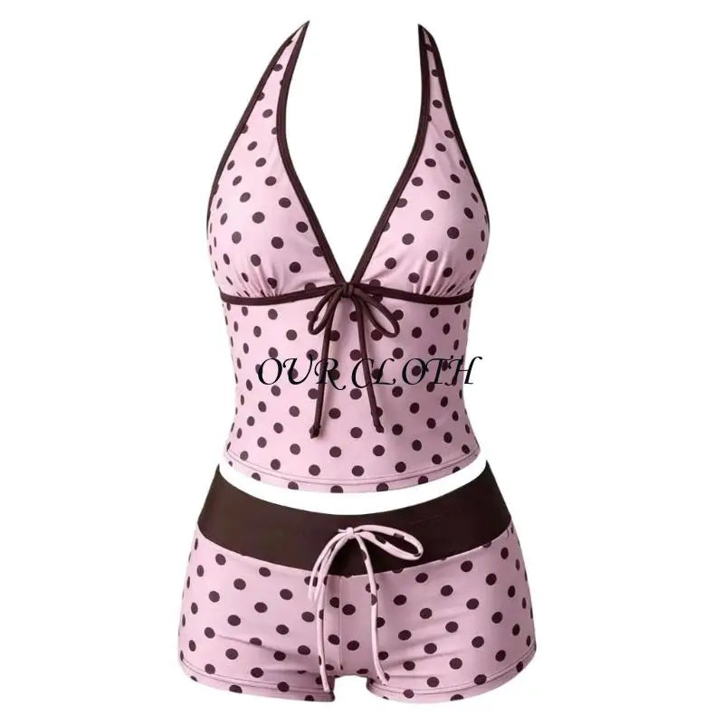 Women's Tankini Swimsuits with Shorts Vintage Beach | SAMAG