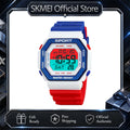 SKMEI Fashion Countdown Sports Digital Watches For Men Women 5Bar Waterproof Chrono Military Electronics Wristwatch Reloj Hombre