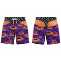 Men Fun Beach Party Swim Trunks 3D Fake Hip Printed | SAMAG