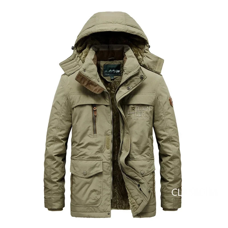 Men Hooded Long Down Jackets Casual Overcoats Warm Parkas Quality Male Winter Jackets Outdoor Long Coats Winter Clothing 6XL