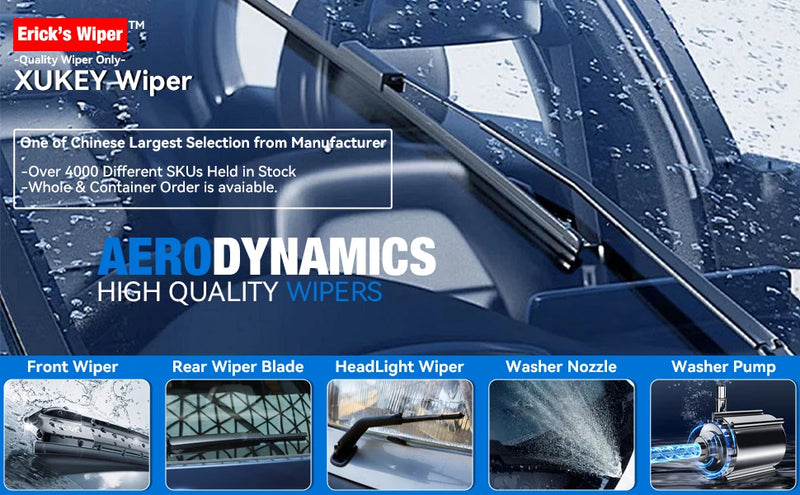 Erick's Wiper LHD Front Wiper Blades For Skoda Octavia A7 Typ5E MK3 2013 - 2019 Windshield Windscreen Window Brush 24"19"