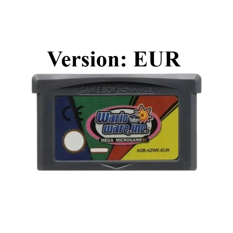 19 Styles GBA Game Cartridge Cards EUR & USA Version For Game Boy Advance GBA SP DS Lite Vintage Game Collection Gift