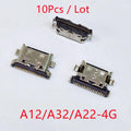 10pcs For SamSung Galaxy S24 S23 S22 S21 S20 Plus Ultra A22 A12 A11 A51 A71 A52 A72 A73 A03S USB Charging Port Charger Connector