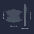 SEAMETAL 8PCS Universal Car Door Handle Bowl Scratch Protective Stickers Transparent Car Handle Anti-collision Protection Strip