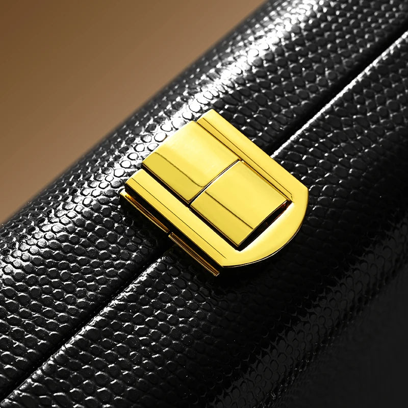 Orilv Leather Jewelry Box Set Box Light Luxury Ring Necklace Display Storage Boxs Jewelry Display Packaging Box Ladies' Gift Box