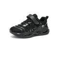 Childrens Sneakers Black Mesh Breathable Comfortable Boys Girls Fashion Casual Shoes Outdoor Soft Elastic Walking Tennis Shoes