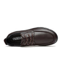 Autumn Winter Genuine Men's Leather Shoes Casual Business Plus Big Size 49 50 Black Brown
