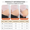 LERVANLA Skinless Silicone Belly Lightweight  Fake Pregnant Belly Props Transformation  Unisex Belly Oversized Twins Cosplay