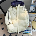 2025 Winter new style Men's Thicken Warm fashion Parka Jackets  Men's Casual Coats Hooded Windbreak Cotton Padded Down Jacket