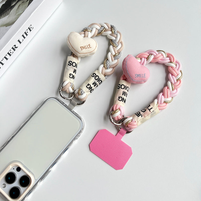 Newly Upgraded Thick And Durable Braided Short Rope Mobile Phone Universal Lanyard Multi-Purpose Hand Pull Anti-Loss Rope