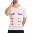 Men's Compression Short Sleeve Shirt Tummy Control | SAMAG