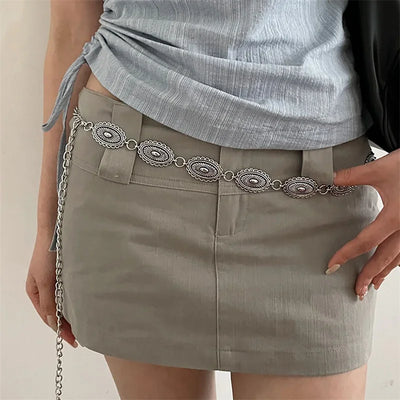 Retro Versatile Ethnic Style Metal Bohemian Waist Chain | SAMAG