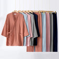 100% Cotton Gauze Women Pajama Robe Sets Spring Autumn | SAMAG