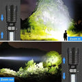 Latest High Power LED Flashlight with Zoom and Digital Display Lantern USB Rechargeable Flashlight for Camping and Hiking