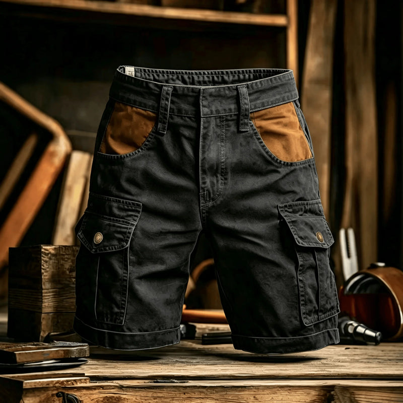 Men Summer New Multi Pockets Cotton Cargo Shorts Fashion | SAMAG