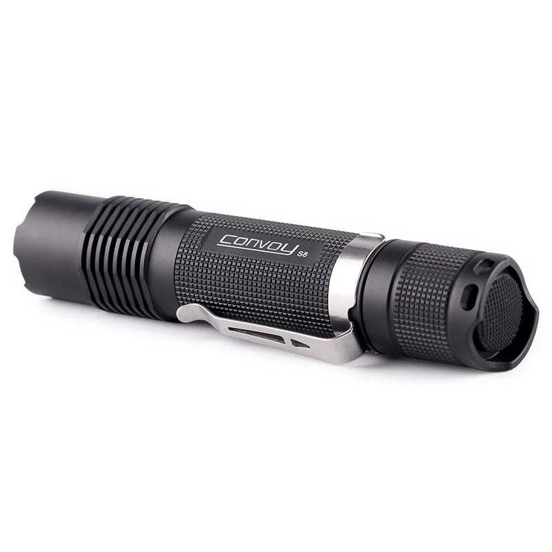 Convoy S8 SST40 Flashlight 18650 Linterna Led EDC Torch Camping Fishing Lantern Flash Light Work  Zaklamp Latarka