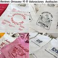 Custom Canvas Tote Bag 100% Cotton Print Your Design Logo Photo Handbag Work Reusable Grocery Shopping Customized Portable Bag