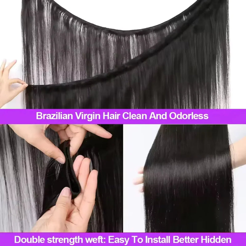 10-32inch Brazilian Straight Human Hair Bundles Natural Color Remy Hair Extensions Bundles Raw Hair Human Hair Extensions for Women