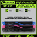 FUHAM SP-750 Class D Digital Power Amplifier 750W 8Ω 2 Channel 1U Lightweight Pro Audio Amp for DJ Stage Performance