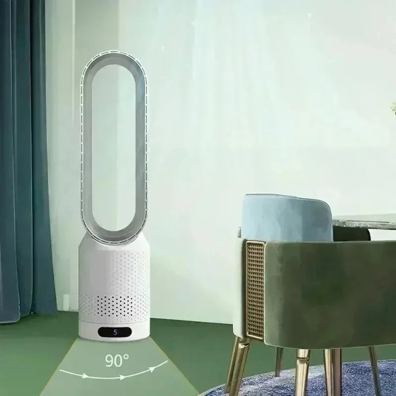 New Best-Selling Bladeless Fan Air Filtration Circulating Fan Cooling and Heating Fan Home Office Dormitory Floor Tower Fan