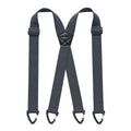 Heavy Duty Work Suspenders Adjustable X Shape Tactical Tool Belt Strap Men Elastic Wide Pant Clamps Cargo Clip