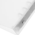2Pcs A5 Binder Clear Notebook Binder Reusable Office File Organizer Folder Portable Document Folder Organizer for Work Study
