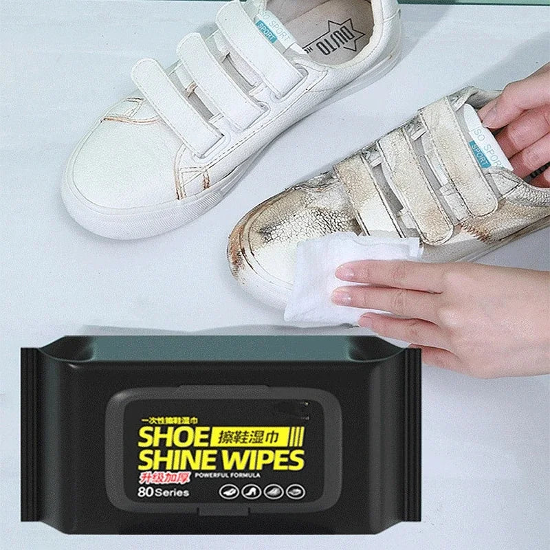 New Powerful Disposable Sneaker Cleaning Portable Outdoor Shoe Cleaner Wipes Cloths for White Shoes Sneakers Cleaning Kit