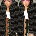 40 Inch Body Wave HD Lace Frontal Wig Human Hair 13x4 HD Lace Front for Black Women Pre-Plucked Brazilian Hair Wig