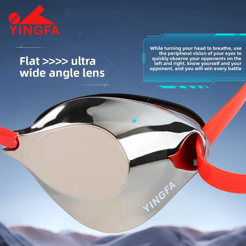 Yingfa Y555AF racing swimming goggles, universal shell - View 3 | SAMAG